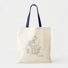 Bolsa Tote Punho azul de ardência da fuga de Trailpaca