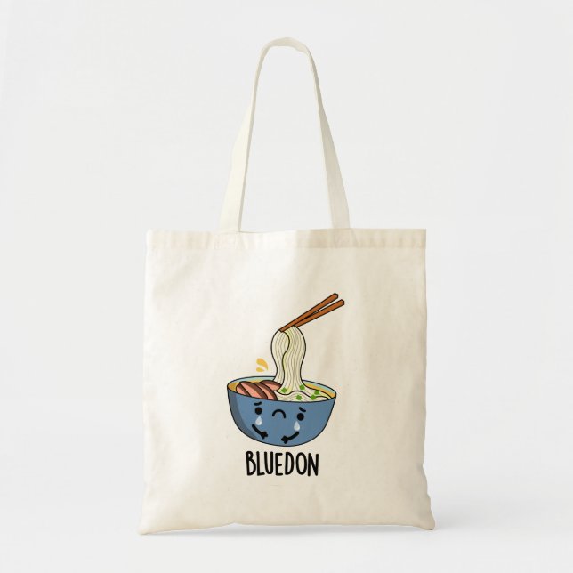 Bolsa Tote Punho Azul-don Udon Engraçado  (Frente)