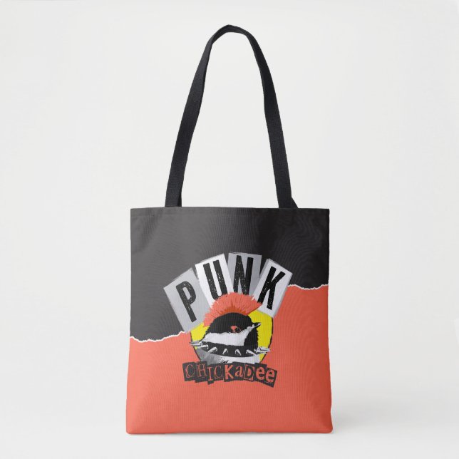 Bolsa Tote Punk Chickadee (Frente)
