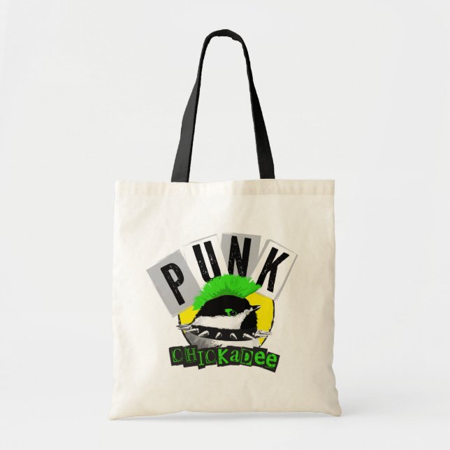 Bolsa Tote Punk Chickadee (Frente)