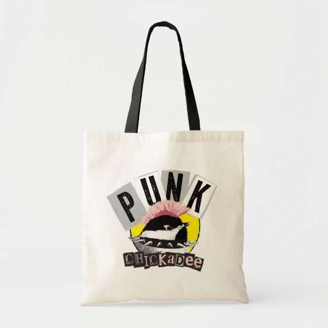Bolsa Tote Punk Chickadee (Frente)