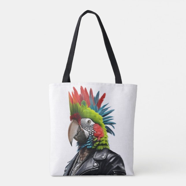 Bolsa Tote Punk Parrot (Verso)