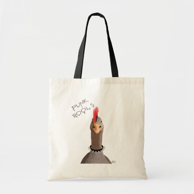 Bolsa Tote Punk Rock Goose (Frente)