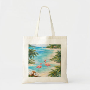 Bolsa Tote Punta Cana República Dominicana Flamingo Tropical