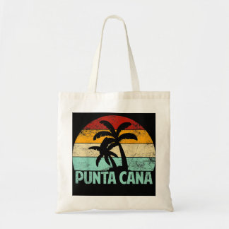 Bolsa Tote Punta Cana Vintage 70s 80s Retro Vacation Dominica