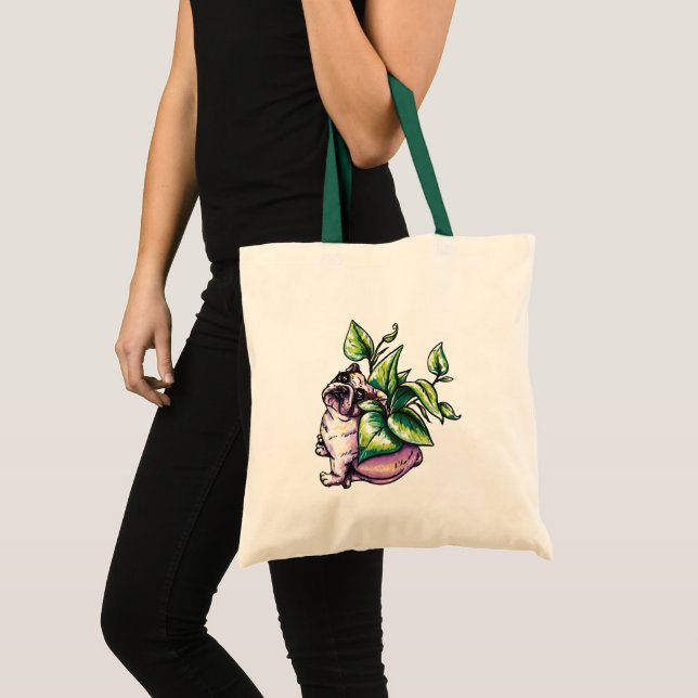 Bolsa Tote Pup em Planty: Lilly (Frente (produto))