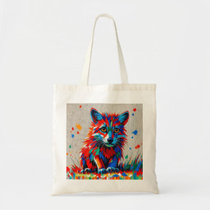 Bolsa Tote Puppy Expressiva abstrato art design