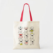 Puppy Tote Bag