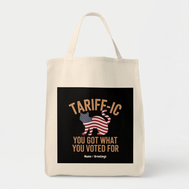 Bolsa Tote Puramente Tarifada, Conseguiu Aquilo Que Votou. (Frente)