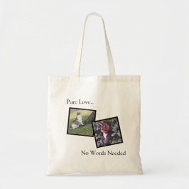Bolsa Tote Pure Love Pet Lover Custom Tote Bag