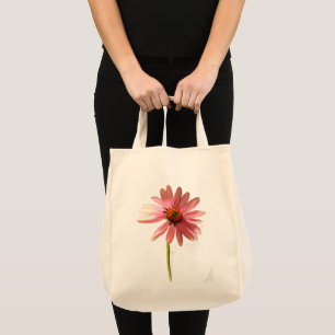 Bolsa Tote Purple Cone Flower Echinacea