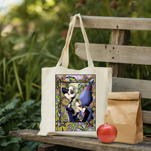 Bolsa Tote Púrpura Floral Loura