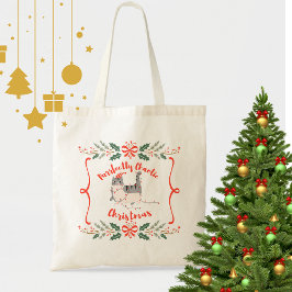 Bolsa Tote Purrfectly Chaotic Christmas Funny Holiday Cat 