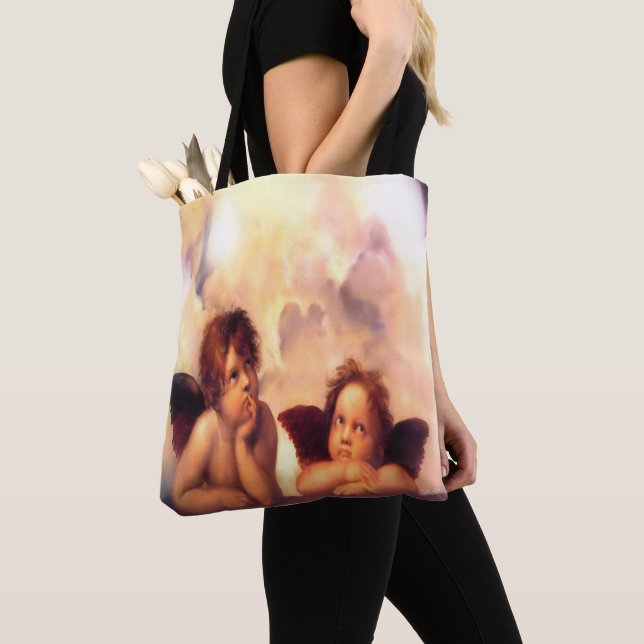 Bolsa Tote Putti Par de Anjos (Close Up)