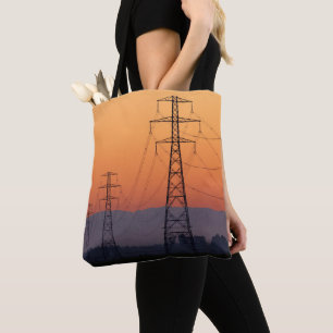 Bolsa Tote Pylons de potência no Sunset