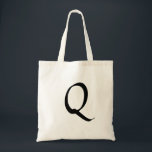 Bolsa Tote (Q) Assinatura Presente Simples<br><div class="desc">Ter Um Tempo Difícil Encontrando Um Presente Para Essa Pessoa? Bem,  Você Encontrou O Presente PERFEITO. Super Simples,  Mas Faz Um Presente Excelente! Este É Um Saco De Tote Com Uma Assinatura,  (Q). Para Alguém Com Um Nome Começando Com Q,  Ou Algo Mais... ?</div>