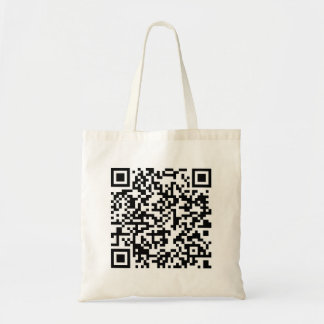 Bolsa Tote qr código legal t shirt engraçada e engraçada usan