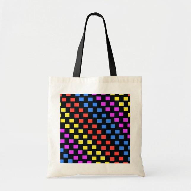 Bolsa Tote Quadrados coloridos (Frente)