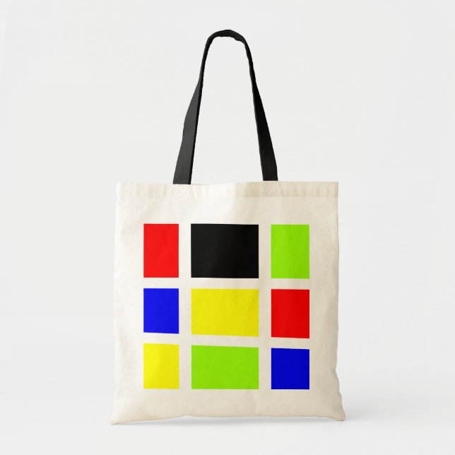 Bolsa Tote Quadrados coloridos 01 (Frente)