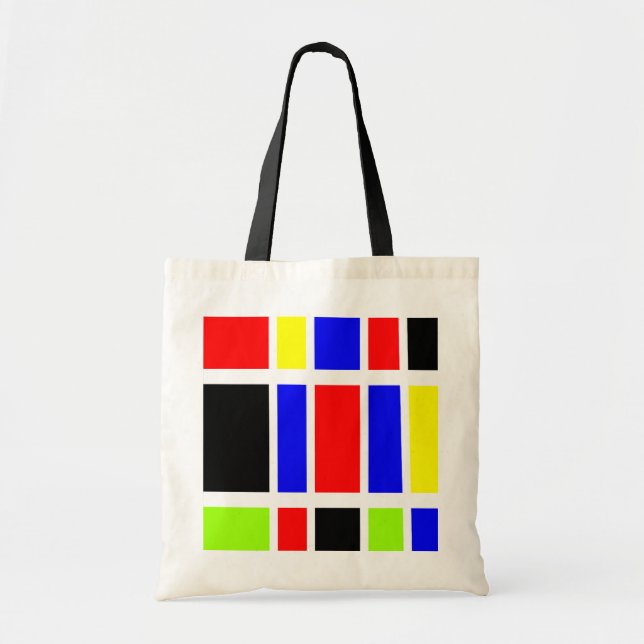 Bolsa Tote Quadrados coloridos 03 (Frente)