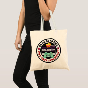 Bolsa Tote Quadro de Gamers - Independente da Taxa de Tempo