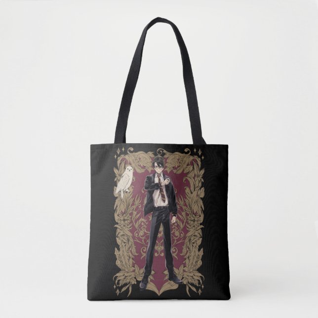 Bolsa Tote Quadro do Ornamentado Anime HARRY POTTER™ (Frente)