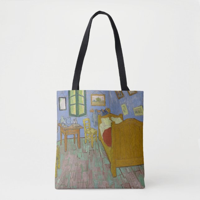 Bolsa Tote Quadro do Quarto de Vincent Van Gogh (Frente)