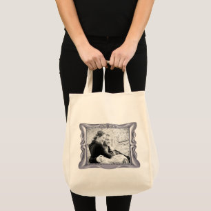 Bolsa Tote Quadro Silver do Rico de Aniversário de Fotografia