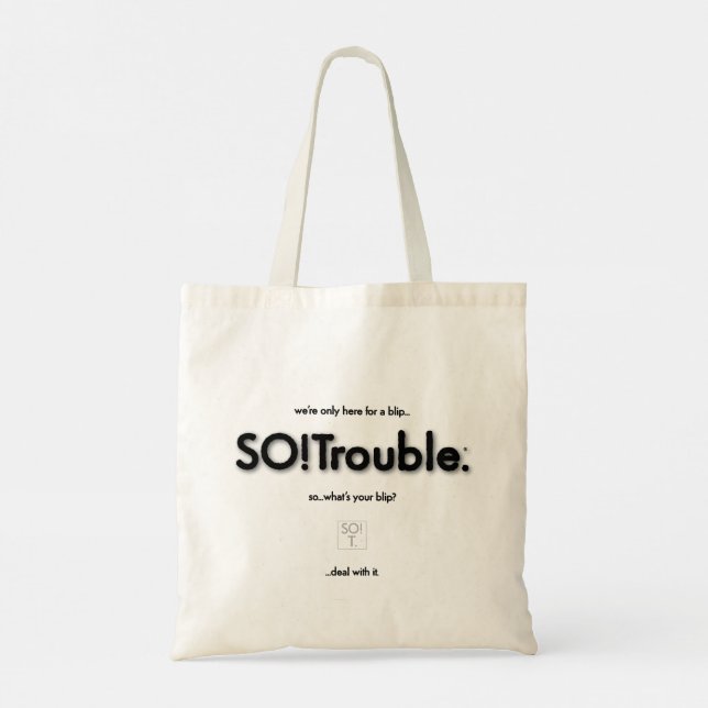 Bolsa Tote qual é o seu lábio? (Verso)
