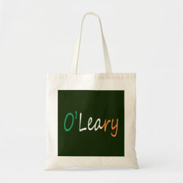 Bolsa Tote Qualquer Nome Sobreposto na Irish Flag Btcnt