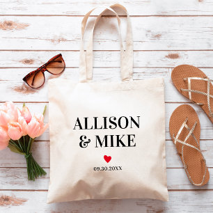 Bolsa Tote Qualquer Saco de Boas-vindas de Casamento Colorido