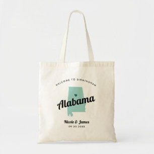 Bolsa Tote Qualquer Saco De Boas-Vindas De Destino Do Alabama
