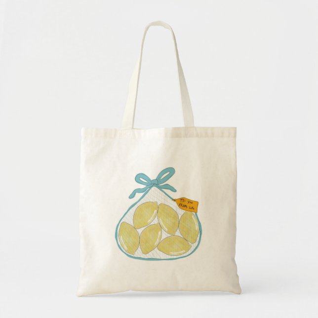Bolsa Tote "Quando a vida te dá limões" Tote Bag (Frente)