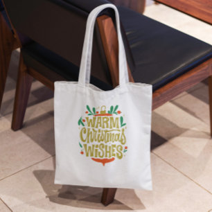 Bolsa Tote Quantos desejos de Natal aquecidos