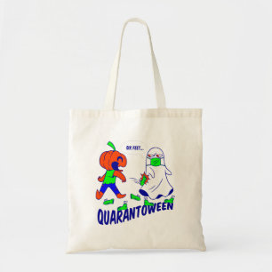 Bolsa Tote quarentena de covid halloween ghost entre