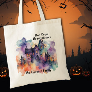 Bolsa Tote Quartel-General da Tripulação de Boo Halloween