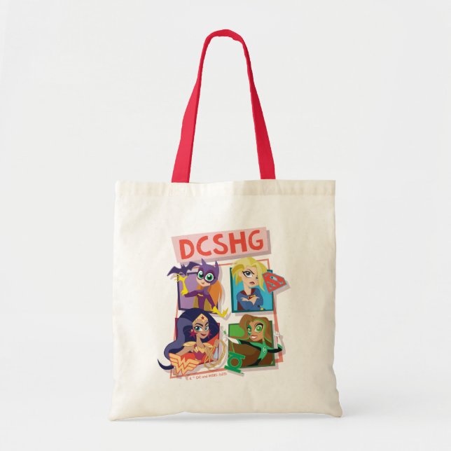 Bolsa Tote Quartet DC Super Hero Girls (Frente)