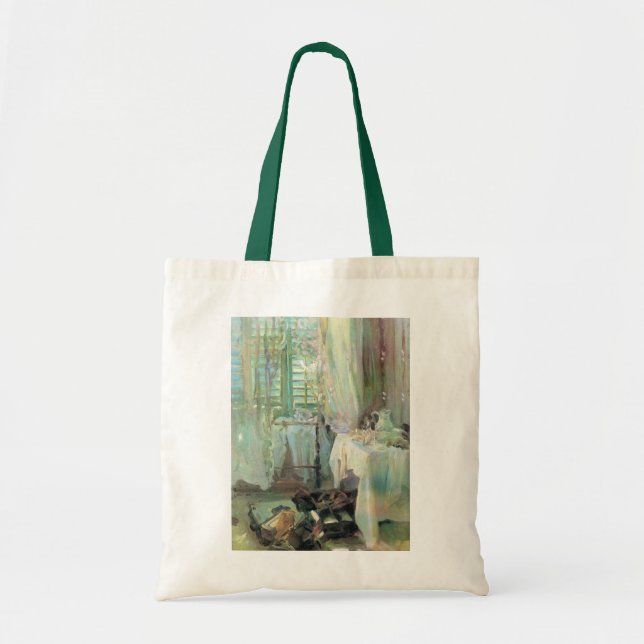 Bolsa Tote Quarto de Hotel por John Singer Sargent (Frente)
