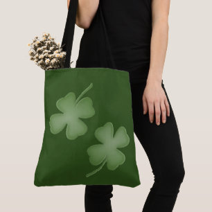 Bolsa Tote Quatro Folha Verde de Folha