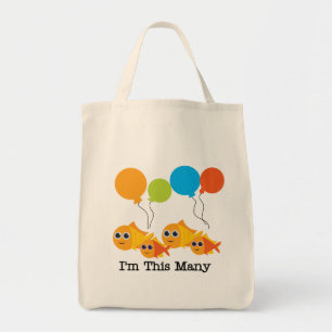 Bolsa Tote Quatro peixes sou tantos Camisetas e presentes