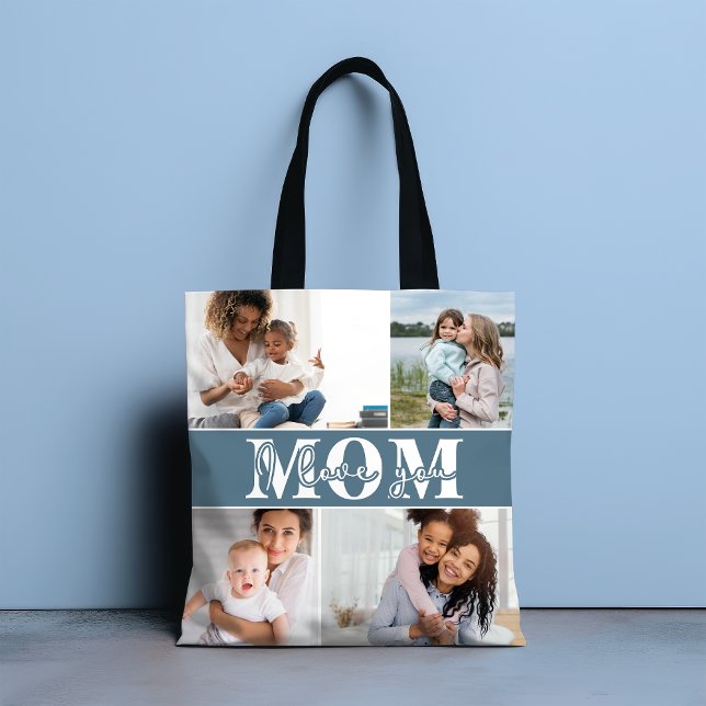 Bolsa Tote Que bom que te amo, Dia de as mães. (Criador carregado)