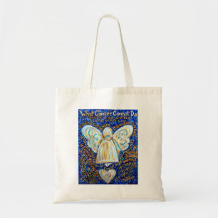 Bolsa Tote Que Cancer Não Pode Fazer O Poem Angel Art Toag