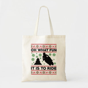 Bolsa Tote Que Diversão É Andar de Moto Dirt Bike