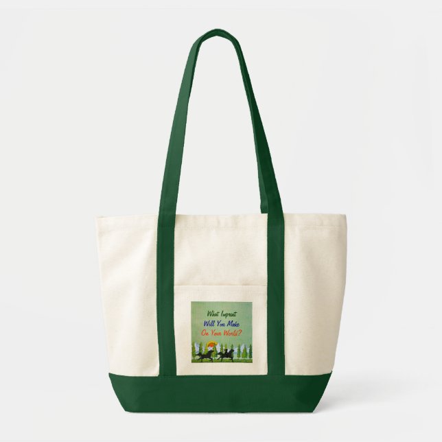 Bolsa Tote Que impressão você fará (Frente)