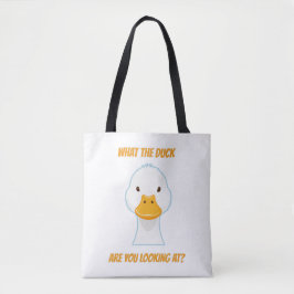 Bolsa Tote Que pato você está olhando?