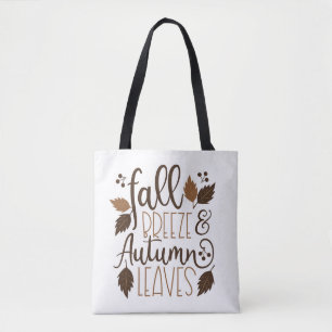 Bolsa Tote Quebra das Folhas do outono