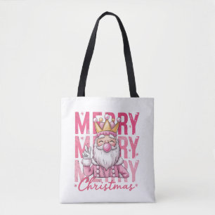 Bolsa Tote Quebra-Nozes Feliz Natal Pinky Soldado de Ballet
