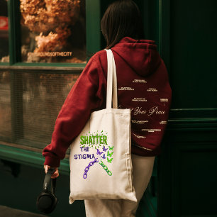 Bolsa Tote Quebre o estigma - saúde mental