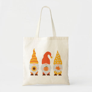 Bolsa Tote Queda de gnomos. Gnomos de outono lindos.