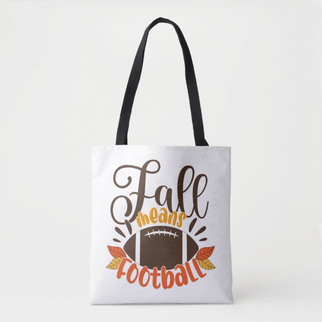 Bolsa Tote Queda significa futebol (Frente)